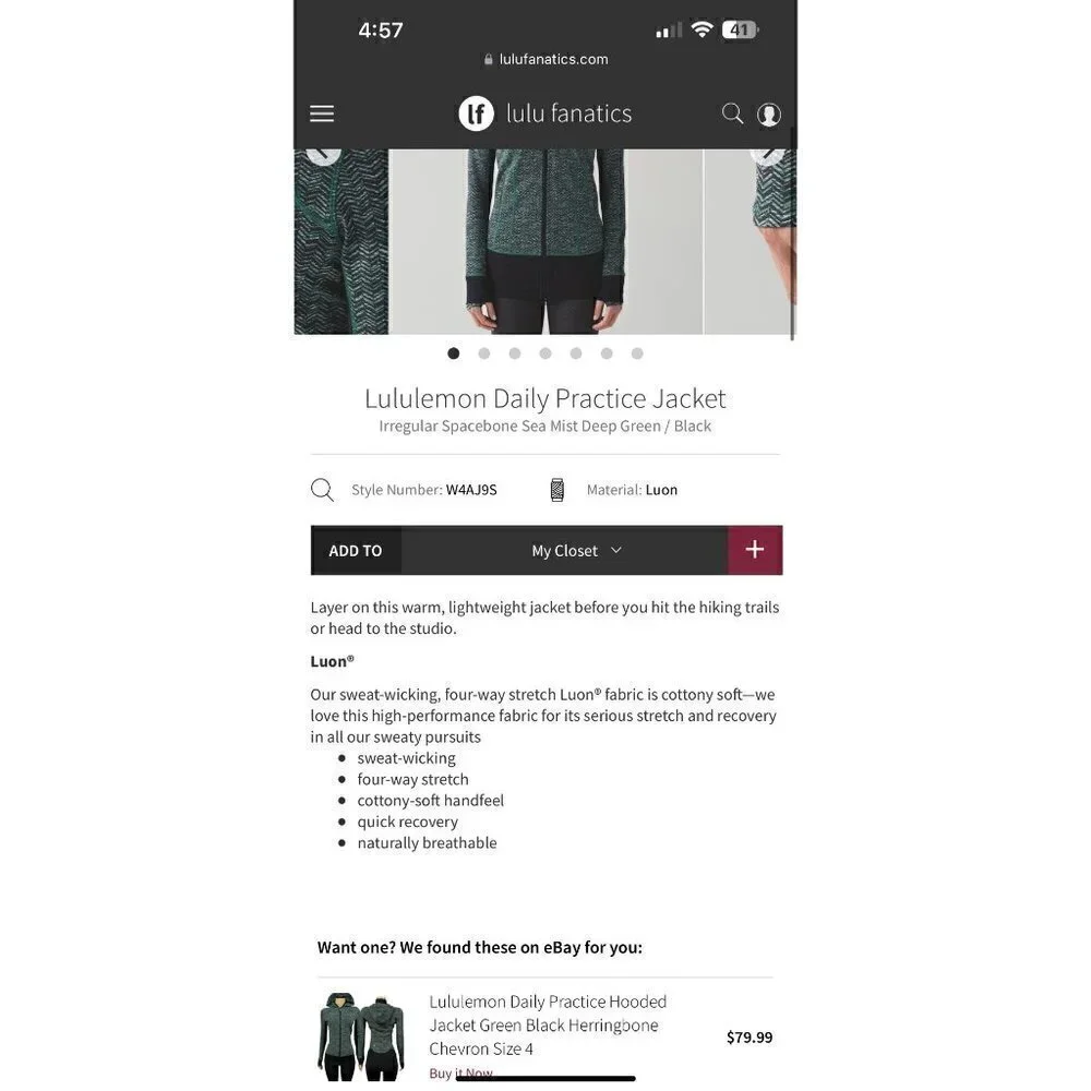 lululemon athletica size 118$